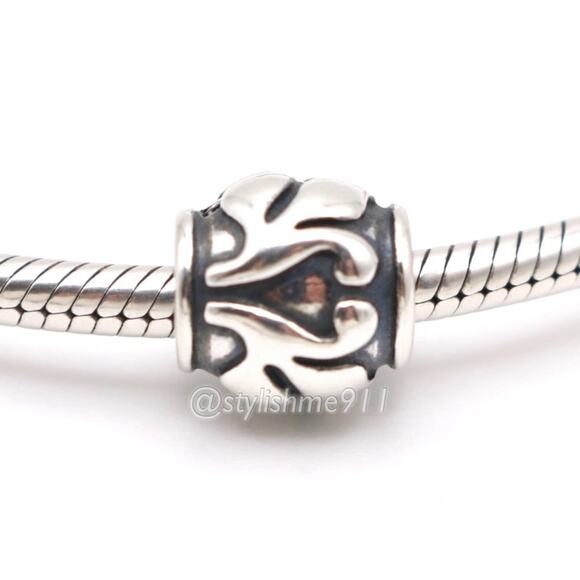 Authentic PANDORA Sterling Silver Floret Charm - 790493 - Picture 2 of 9